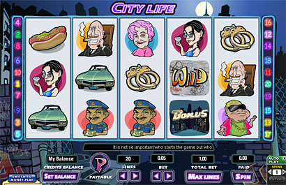 Φρουτάκια στο ίντερνετ  - City Life Video Slot